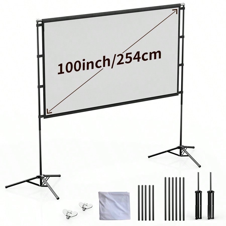 Home Cinema Outdoor - شاشة عرض XBJ مقاس 100 بوصة