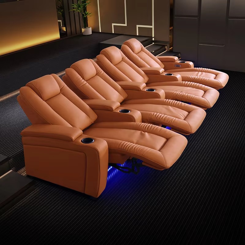 Home Cinema Recliners - أرائك سينما فاخرة يدوية التشغيل مع