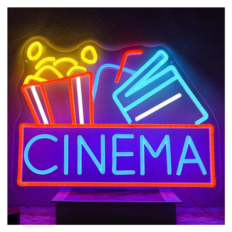 Home Cinema Today - لافتة نيون سينمائية تعمل بالـ USB،