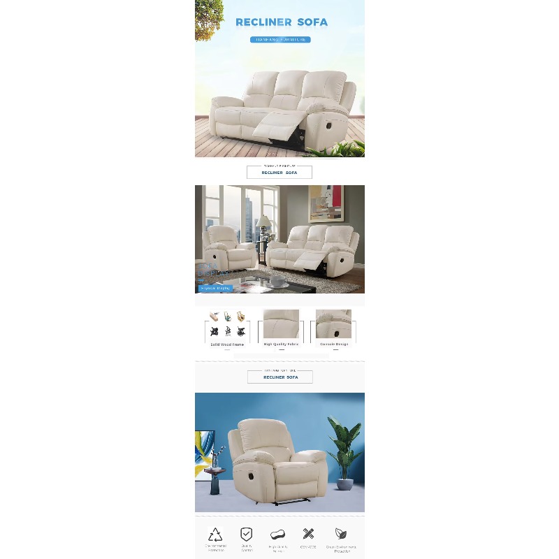 أريكة حديثة قابلة للإمالة كهرب - مراجعة Home Cinema Recliners وسعره