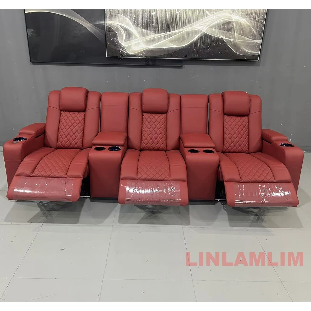 أريكة Linlamlim الفاخرة ذات 3  - مراجعة Home Cinema Recliners وسعره