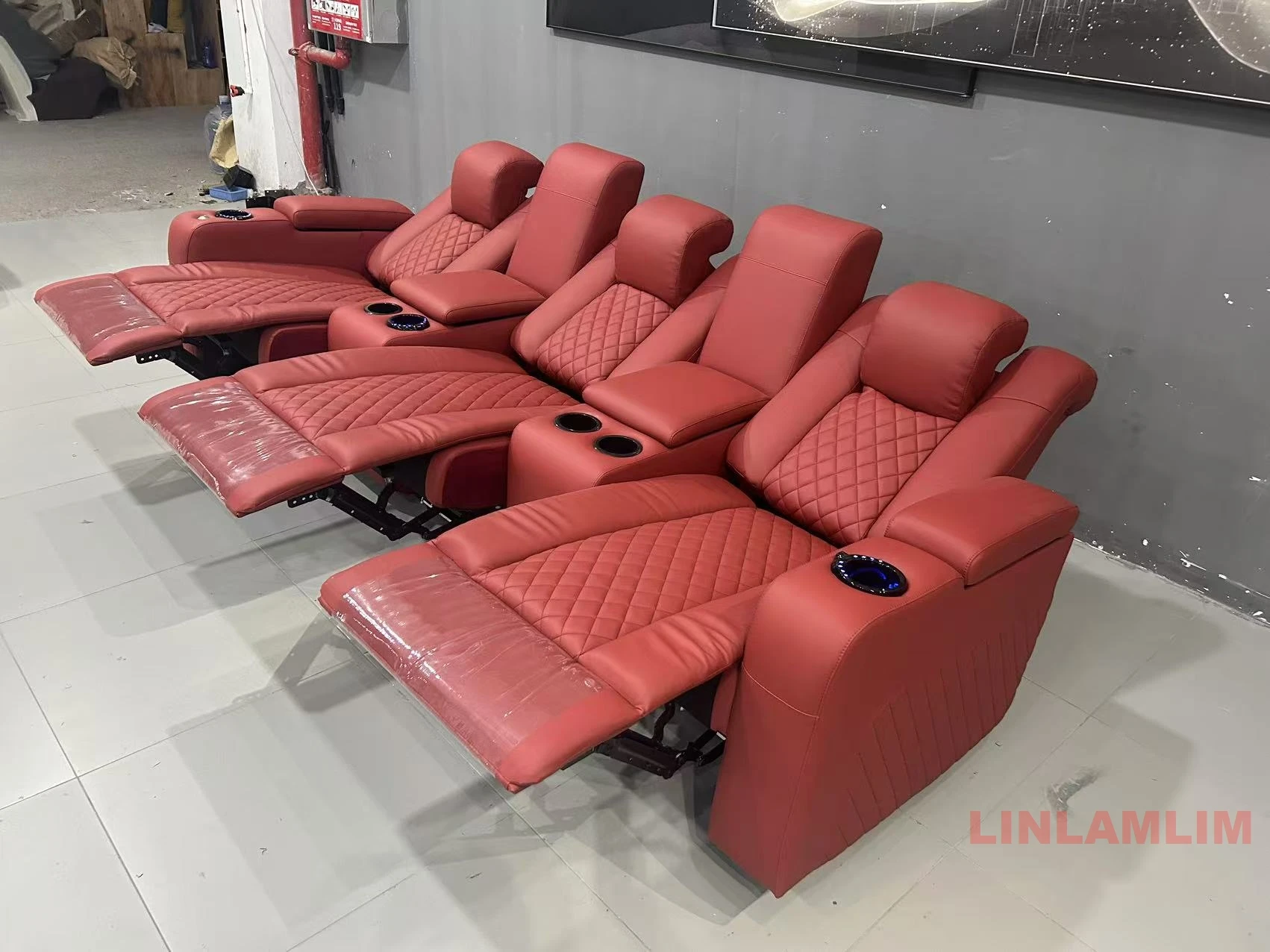 أريكة Linlamlim الفاخرة ذات 3  - مراجعة Home Cinema Recliners وسعره