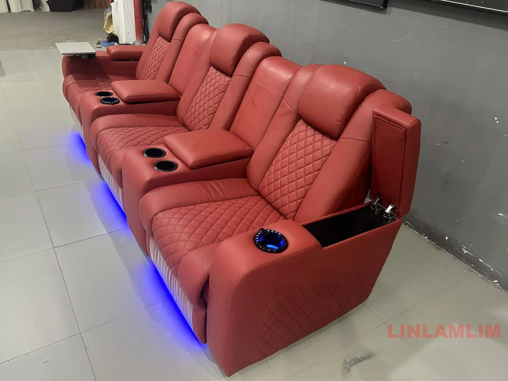 أريكة Linlamlim الفاخرة ذات 3  - مراجعة Home Cinema Recliners وسعره