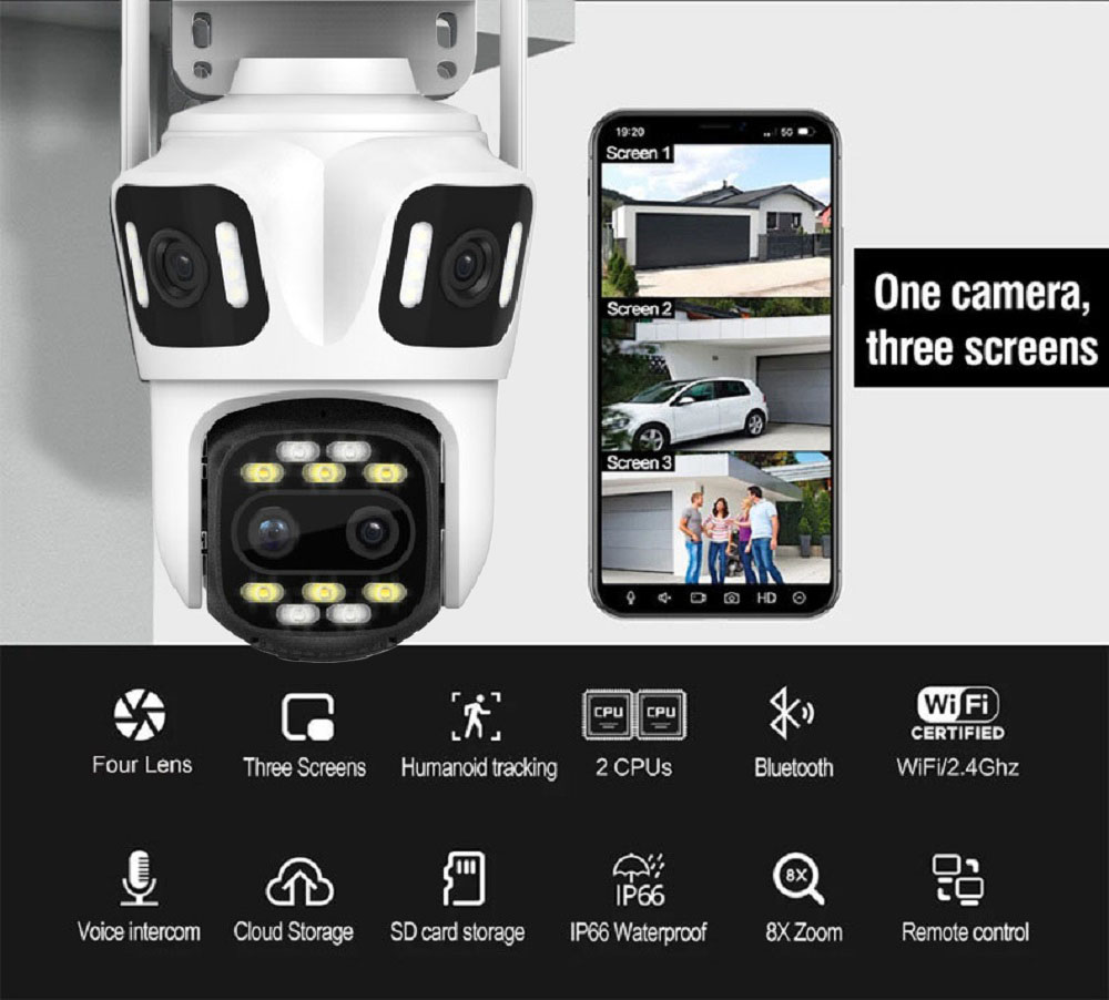 Uzoom 10K 16MP في الهواء الطلق - مراجعة Home Cinema Outdoor وسعره