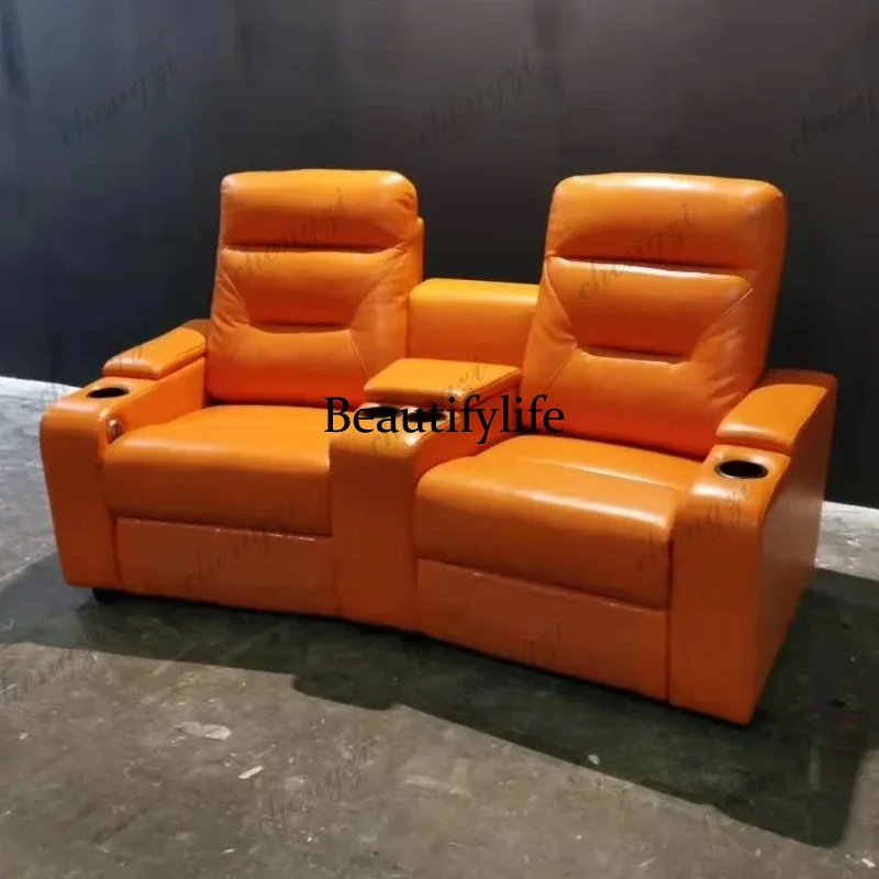 طقم أريكة جلدية A49 مع مقاعد ك - مراجعة Home Cinema Recliners وسعره