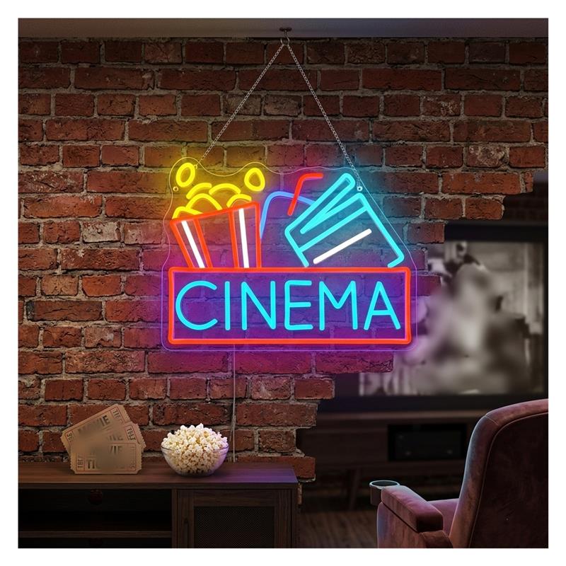 لافتة نيون سينمائية تعمل بالـ  - مراجعة Home Cinema Today وسعره