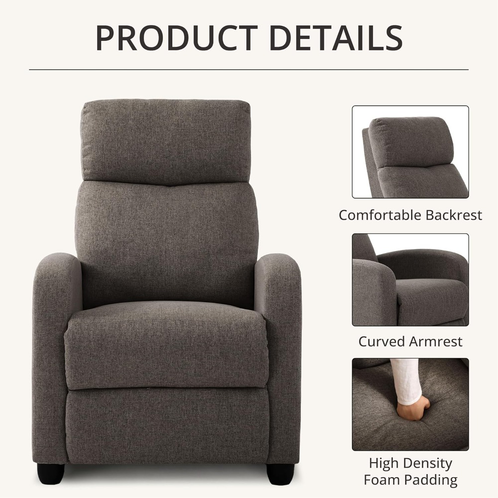 كرسي استرخاء يدوي حديث قابل لل - مراجعة Home Cinema Recliners وسعره