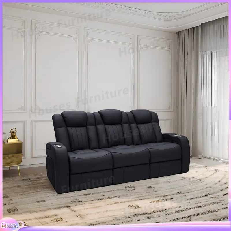 كرسي استرخاء جلدي للمسرح المنز - مراجعة Home Cinema Recliners وسعره