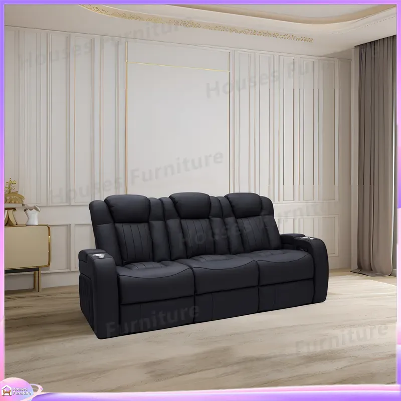 كرسي استرخاء جلدي للمسرح المنز - مراجعة Home Cinema Recliners وسعره
