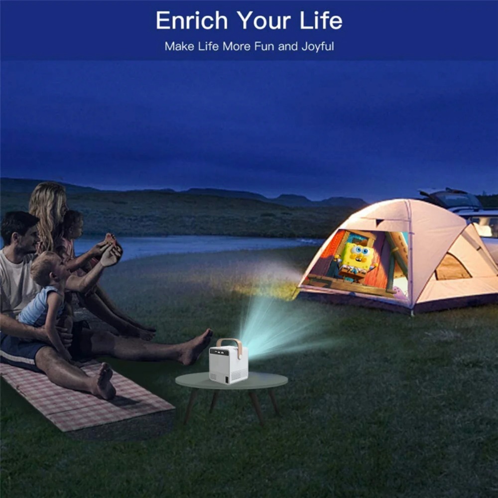 جهاز عرض ذكي محمول 4K مسرح منز - مراجعة Home Cinema Outdoor وسعره